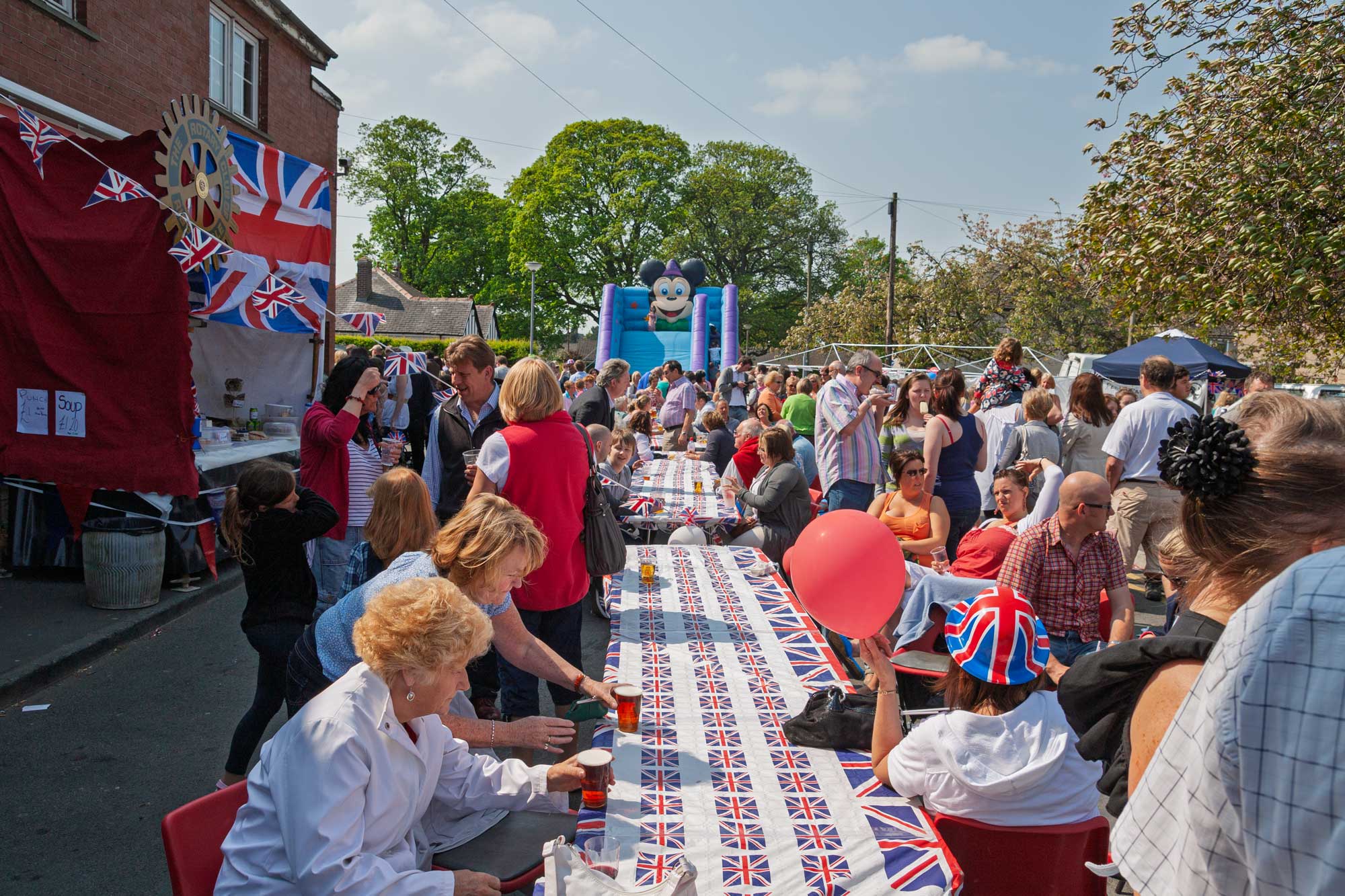 royal wedding day in Whalley