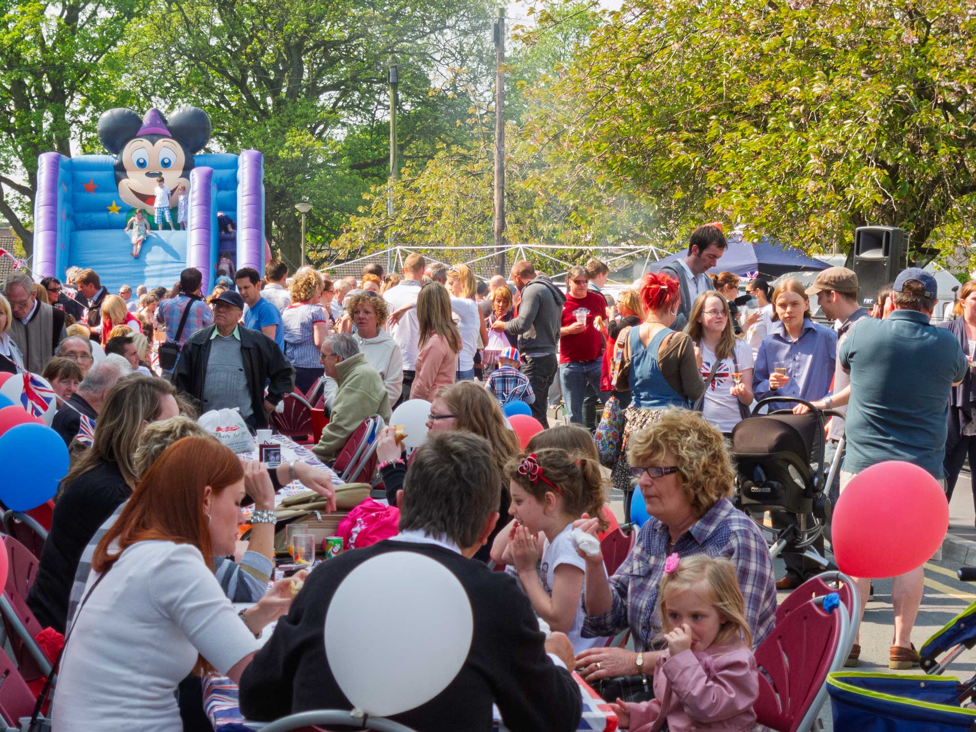 royal wedding day in Whalley