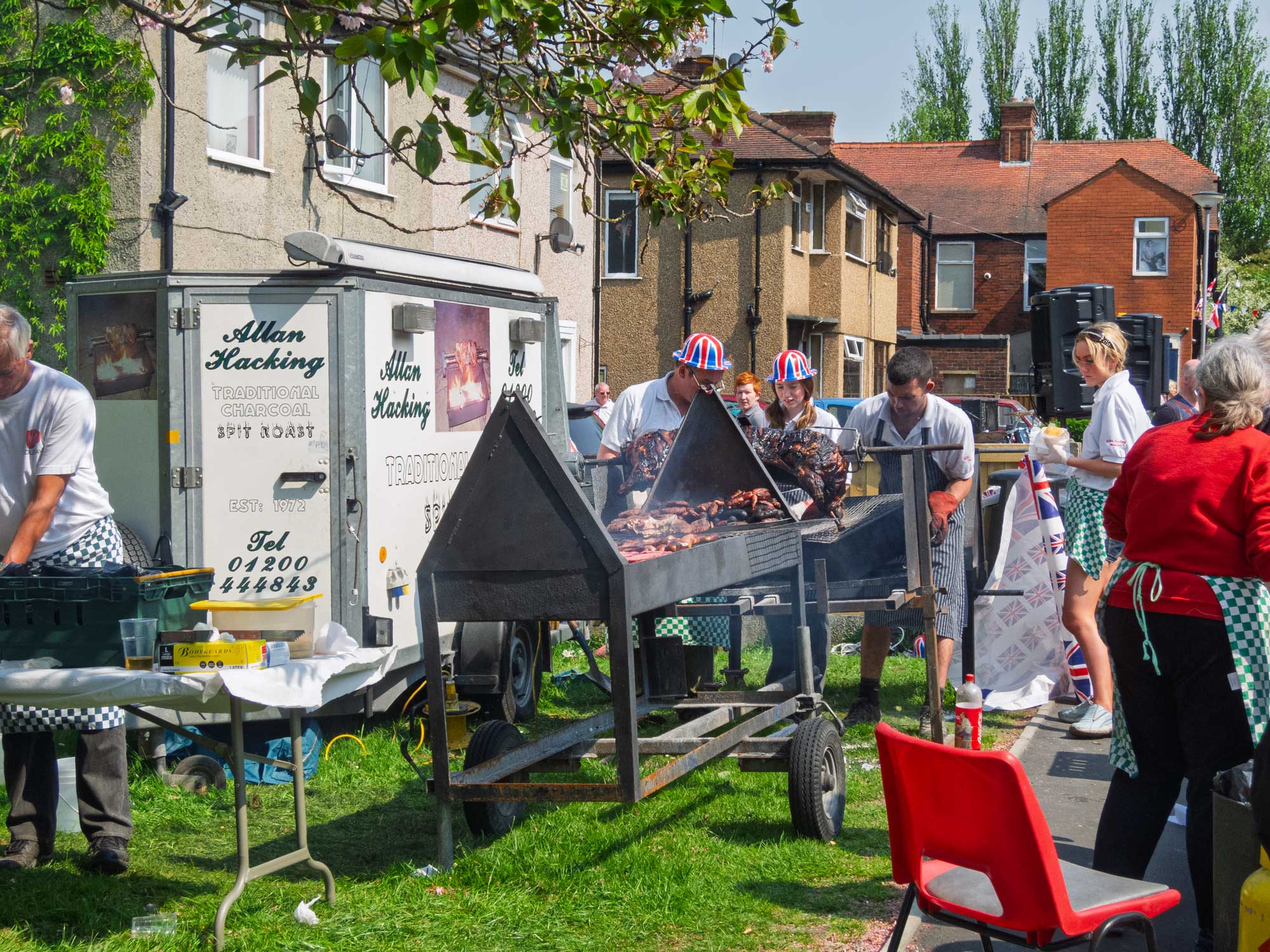 royal wedding day in Whalley