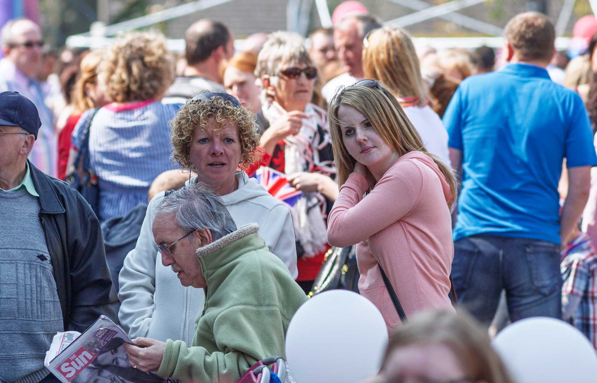 royal wedding day in Whalley