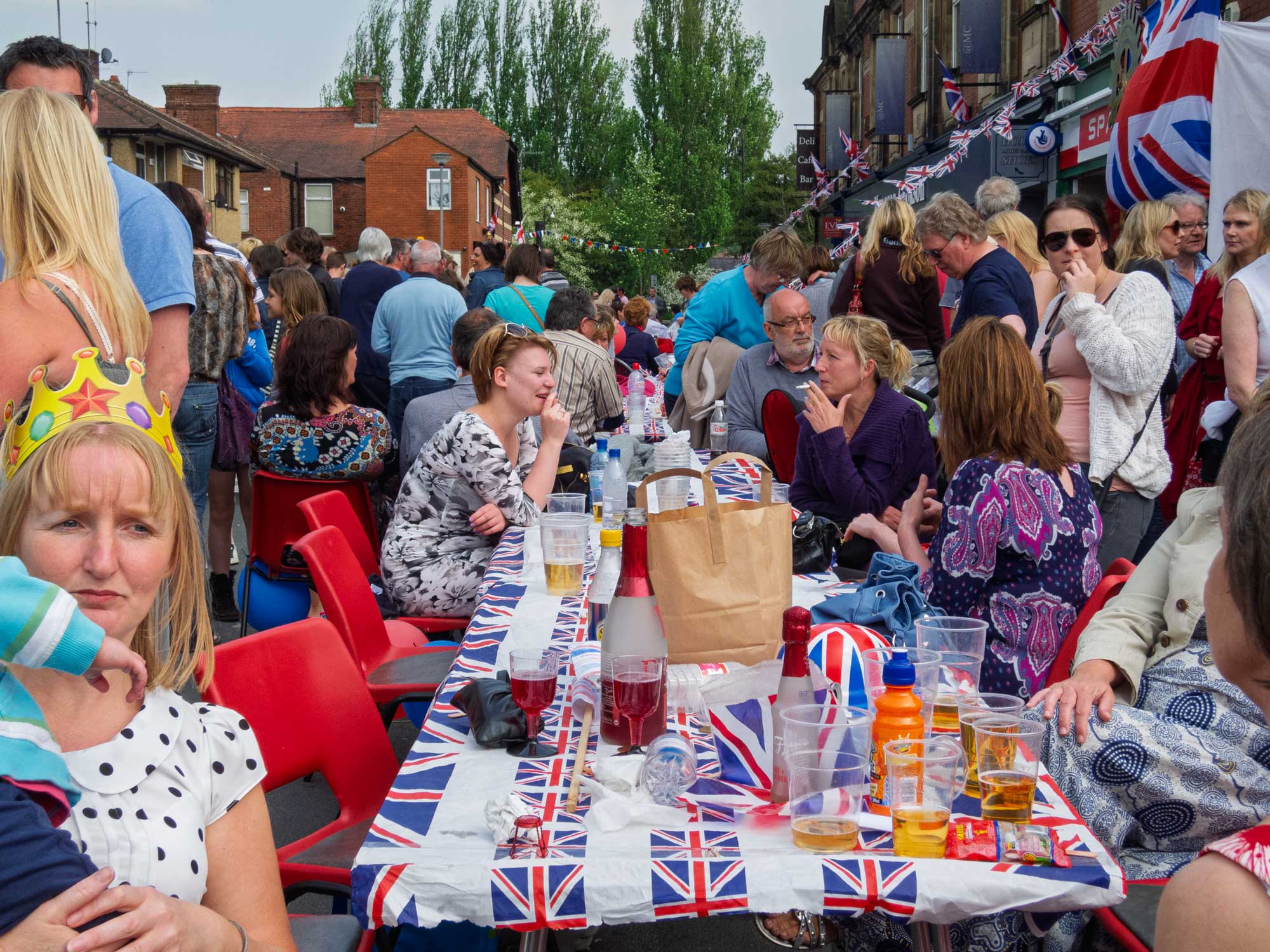 royal wedding day in Whalley